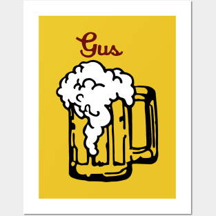 Gus Polinski beer mug jacket Posters and Art
